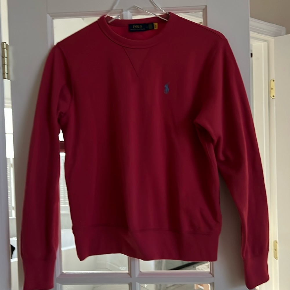Women’s Ralph, Lauren sweatshirt, coral color, size small, worn once